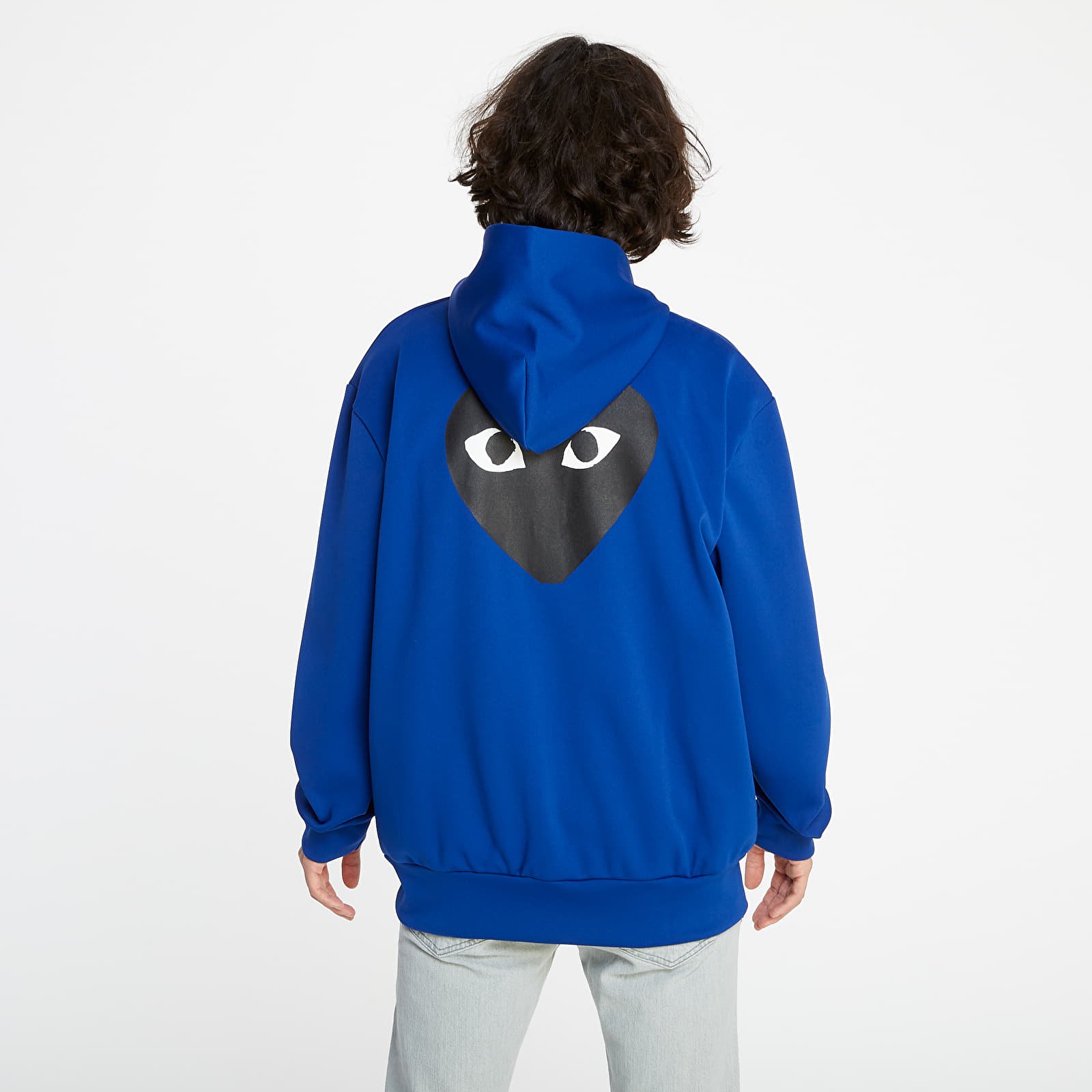 Comme des garcons play blue hoodie online