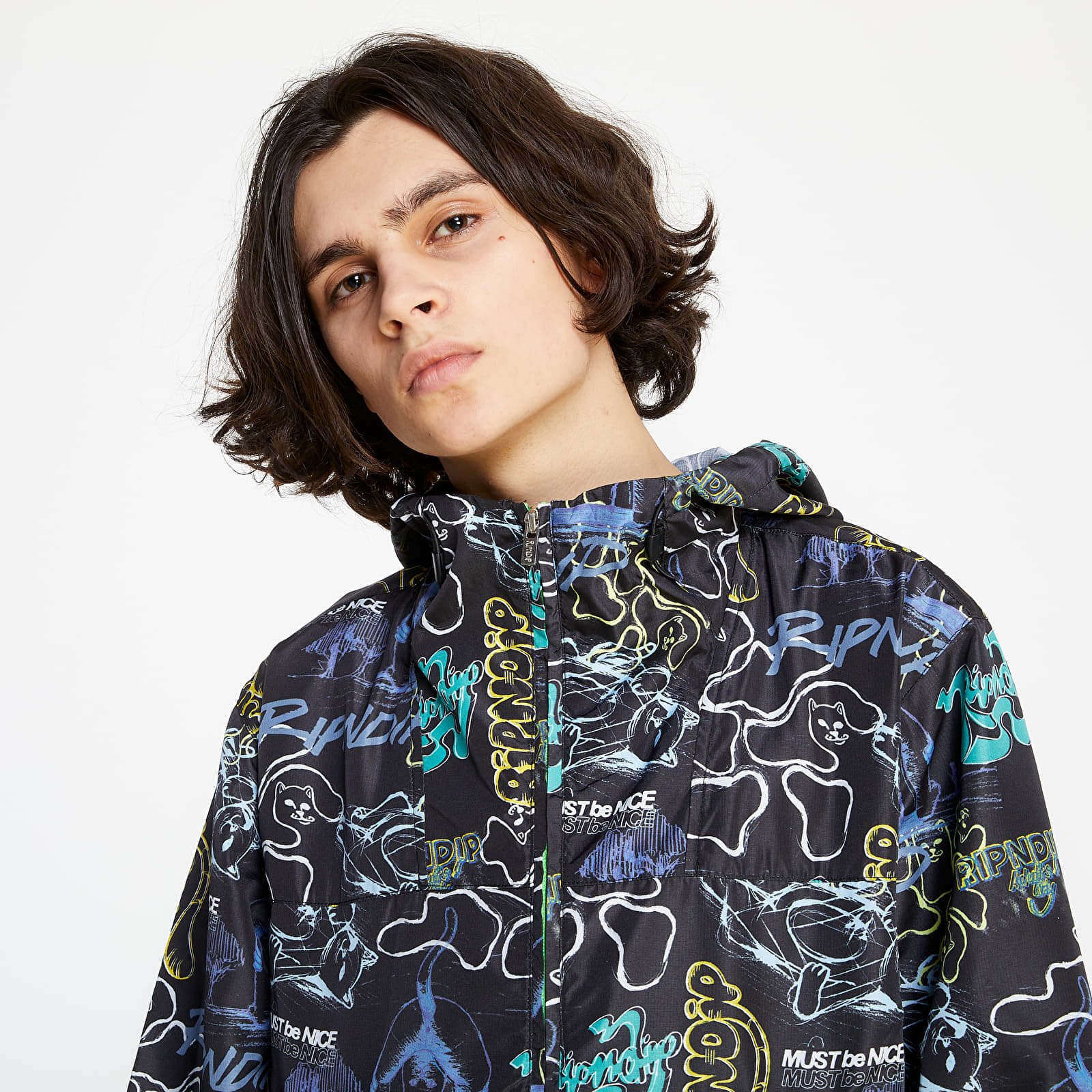 Jassen RIPNDIP Goalasso Packable Fanorak Jacket Black
