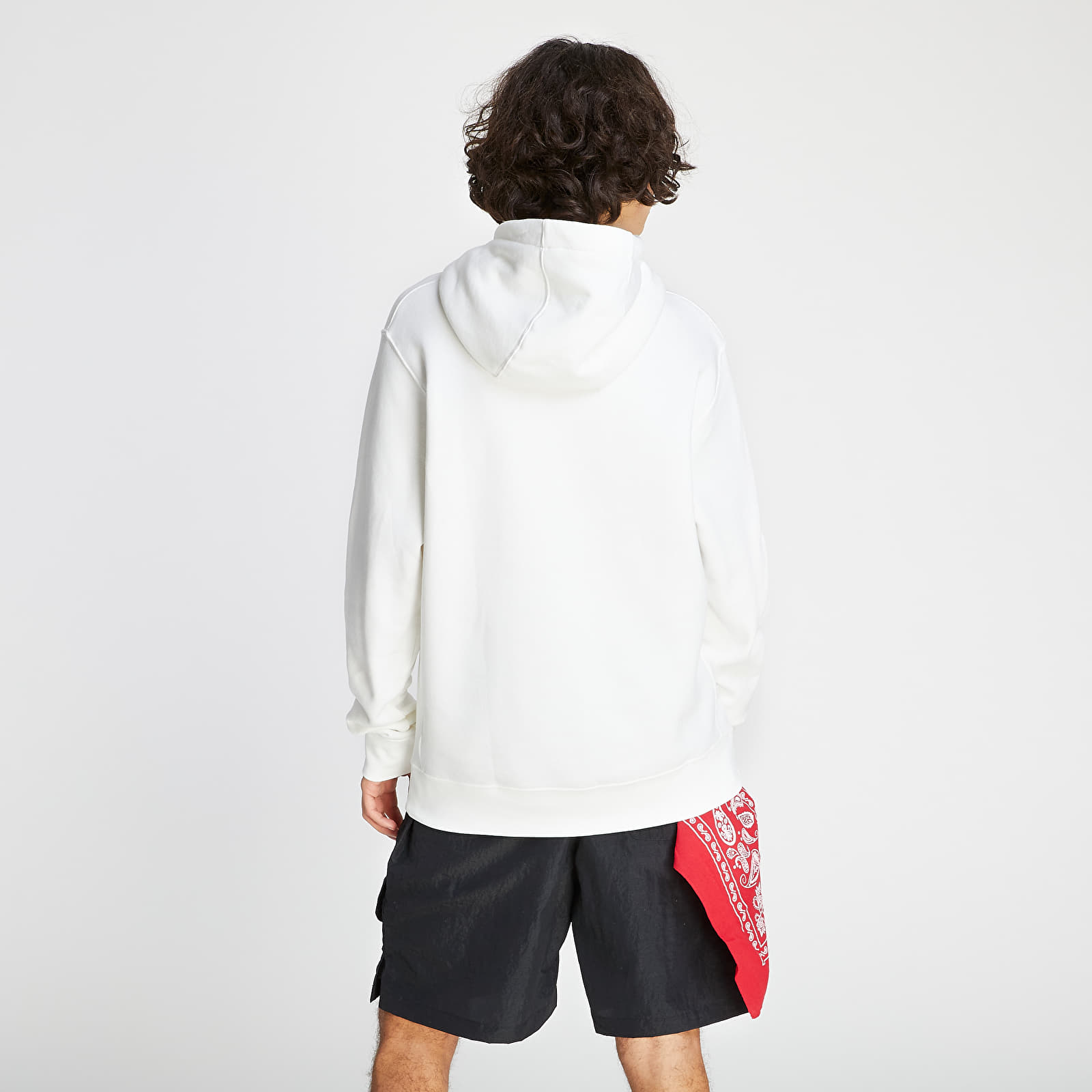 Hupparit ja collegepaidat Nike Sportswear Club Pullover BB Gx Hoodie White/ White/ Black