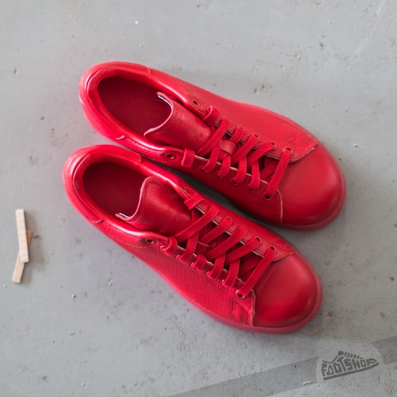 Adidas originals stan shop smith adicolor trainers scarlet/scarlet/scarlet