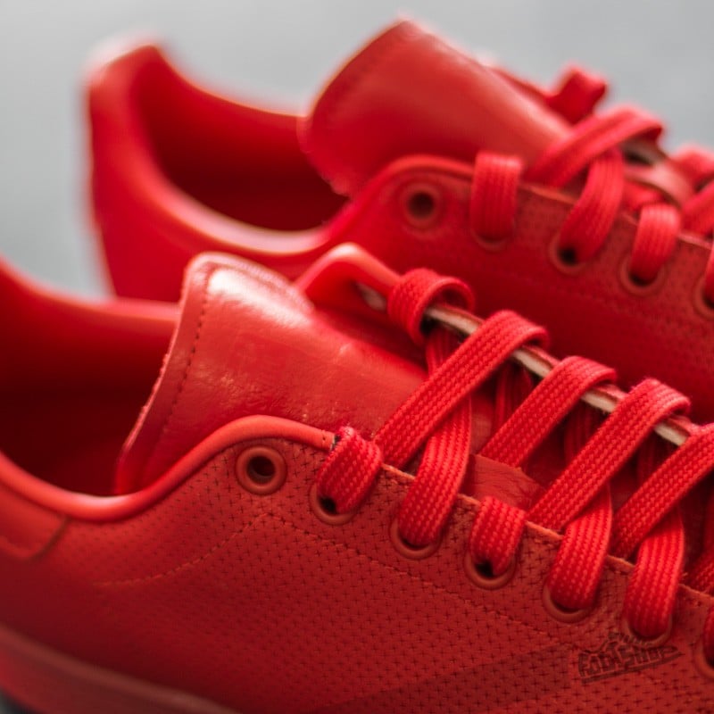 Adidas originals stan top smith adicolor trainers scarlet/scarlet/scarlet