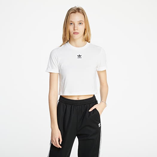 T shirts adidas Crop Top White Footshop
