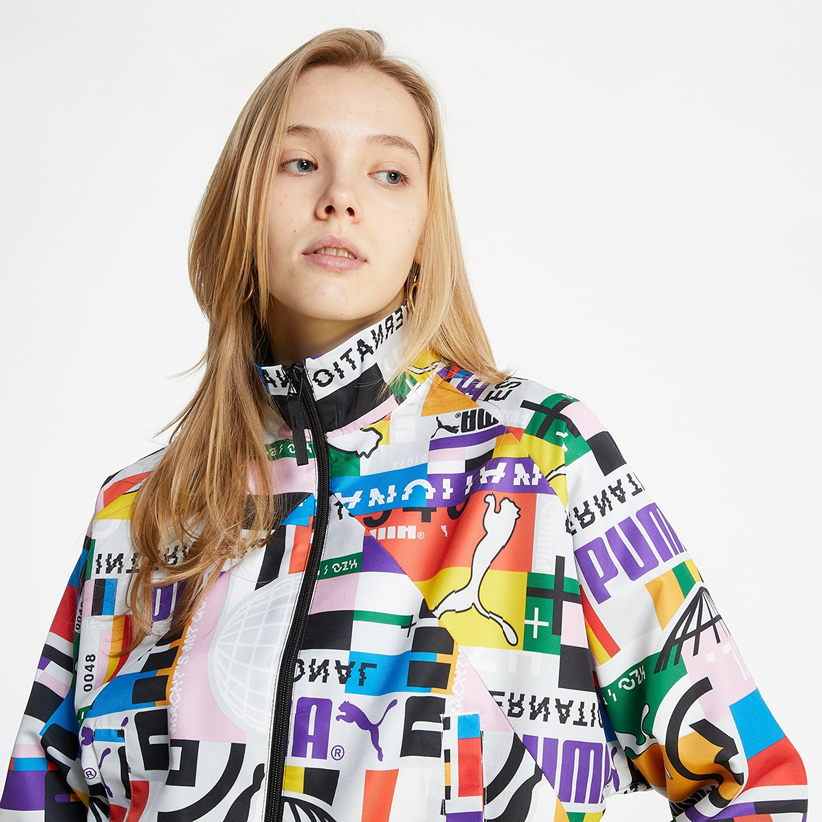 Jackets Puma PI Aop Woven Track Jacket White Footshop