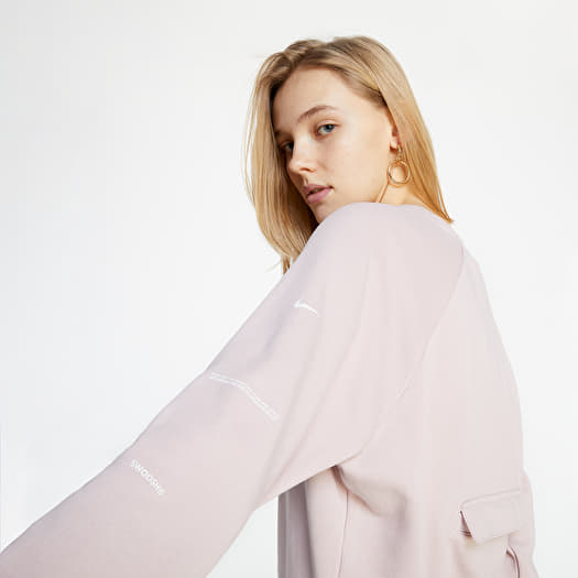 Hoodies and sweatshirts Nike Sportswear Swoosh Crew Ft Champagne White Footshop