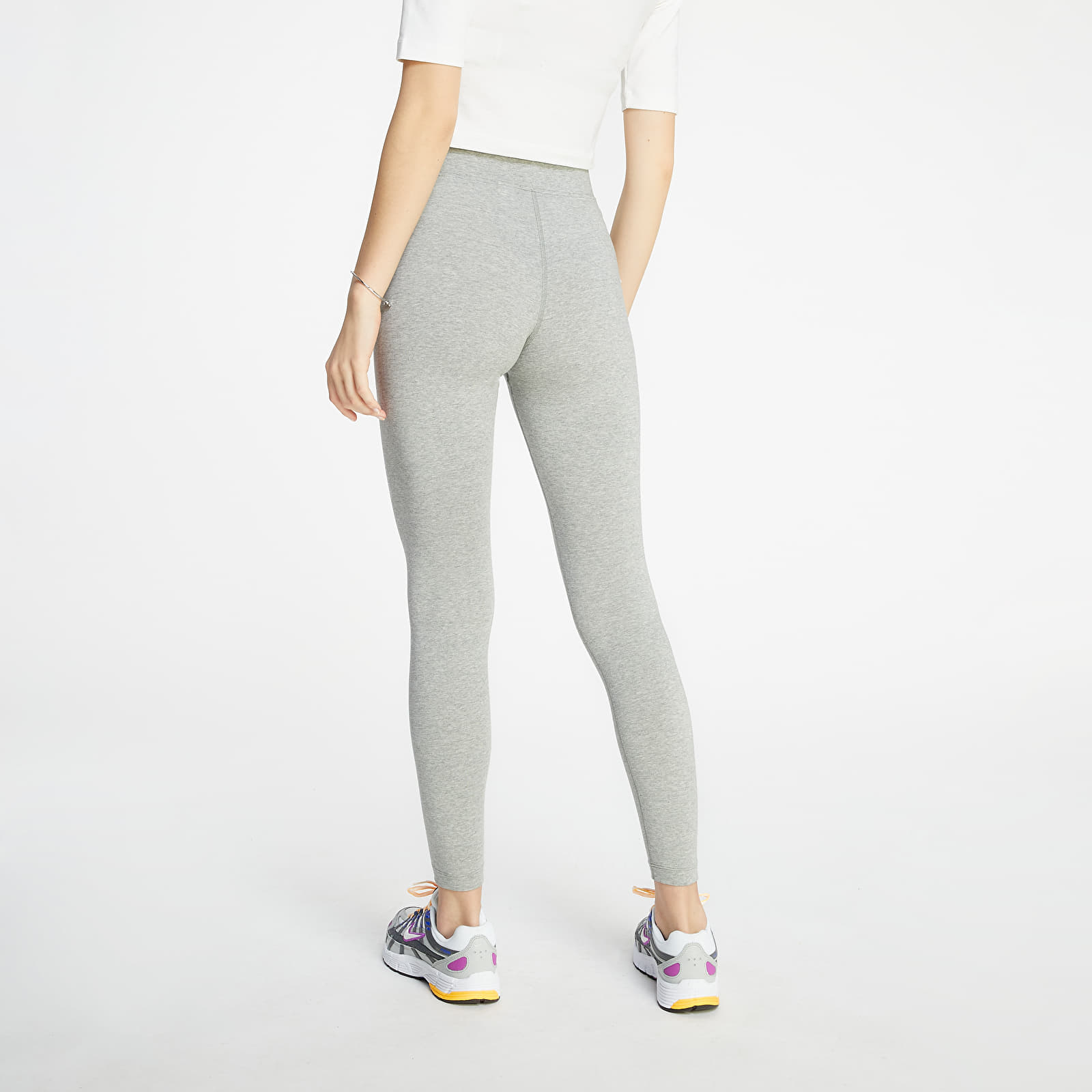 Leggings Nike Sportswear Swoosh High Rise Leggings Dark Grey Heather ...
