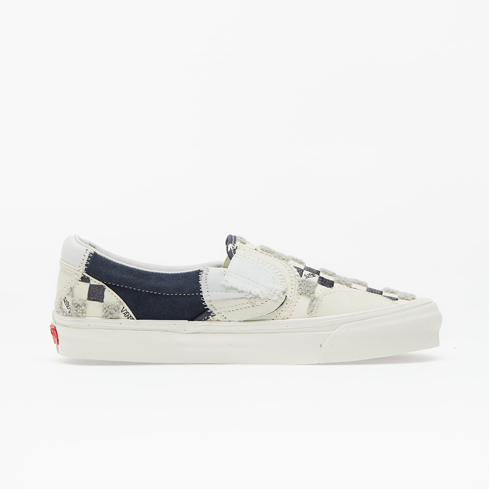 Încălțăminte și sneakerși pentru bărbați Vans Vault Classic Slip-On Bricolage LX (Embroidered Checker) Classic