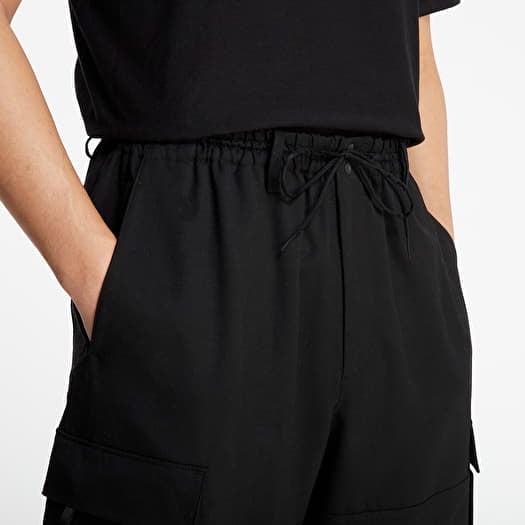 Shorts Y-3 Classic Refined Wool Stretch Cargo Shorts Black
