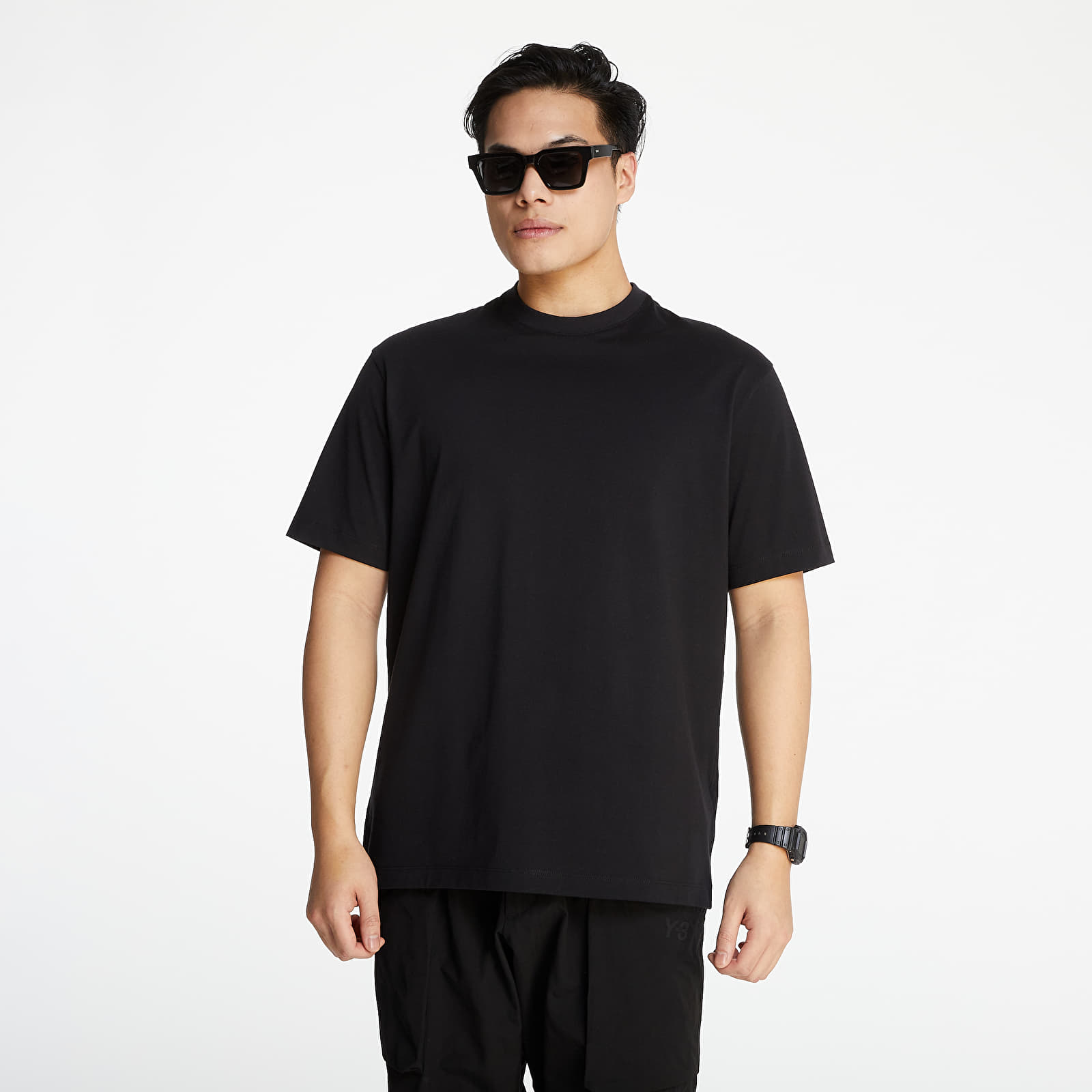 Pólók Y-3 3 Stripes SS Tee Black