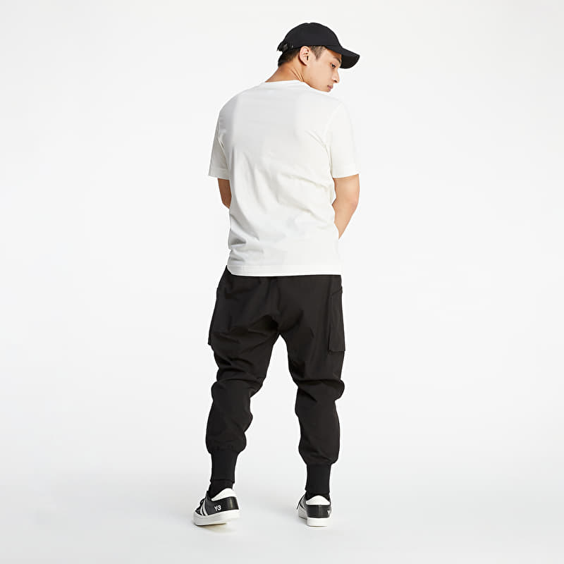Y-3 Square Label Graphic SS Tee Core White