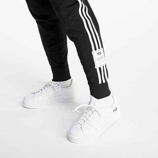 Pants and jeans Y-3 3 Stripes Cuffed Track Pants Black