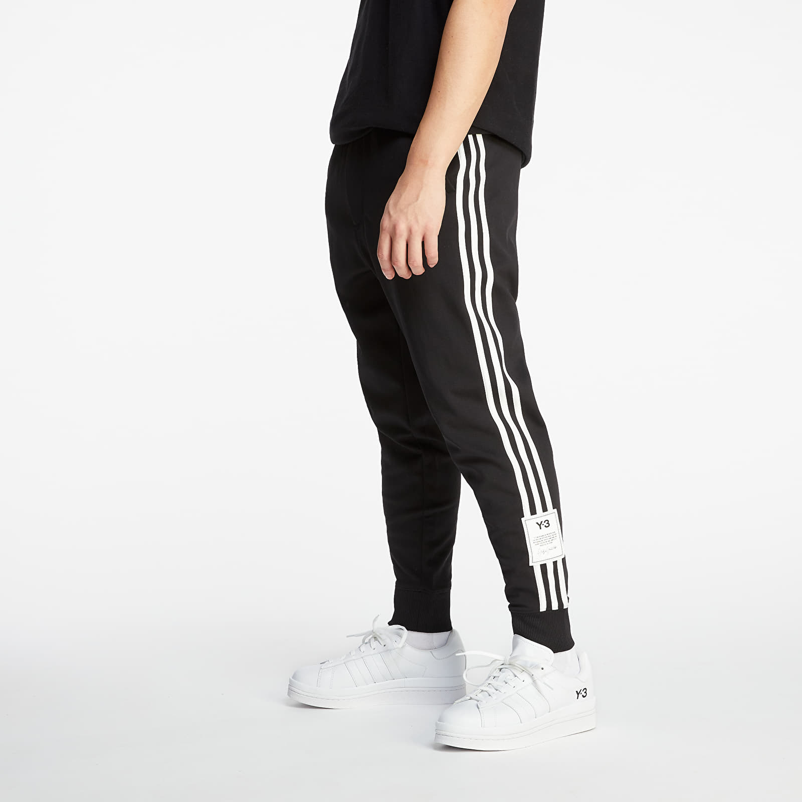 Püksid Y-3 3 Stripes Cuffed Track Pants Black