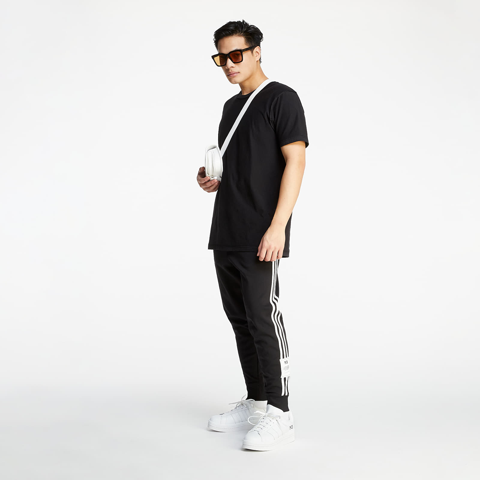 Püksid Y-3 3 Stripes Cuffed Track Pants Black