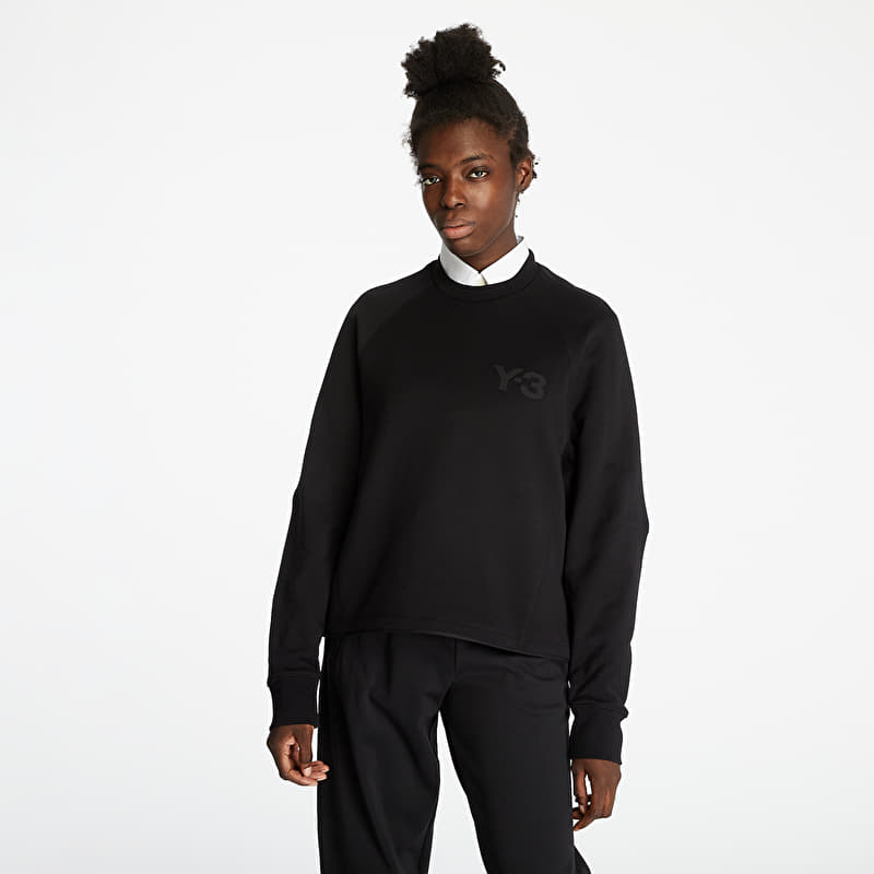 Sweatshirt Y-3 W Classic Chestlgo C Swtshirt Black