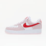 nike air force 1 07 trainers tulip pink university red white