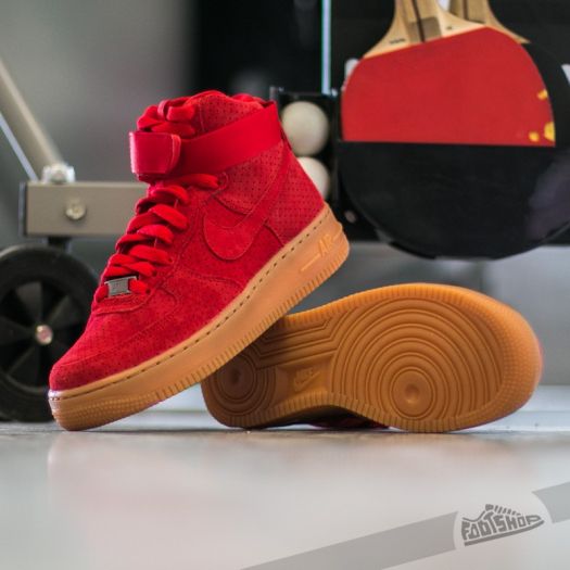 Nike red suede shoes online