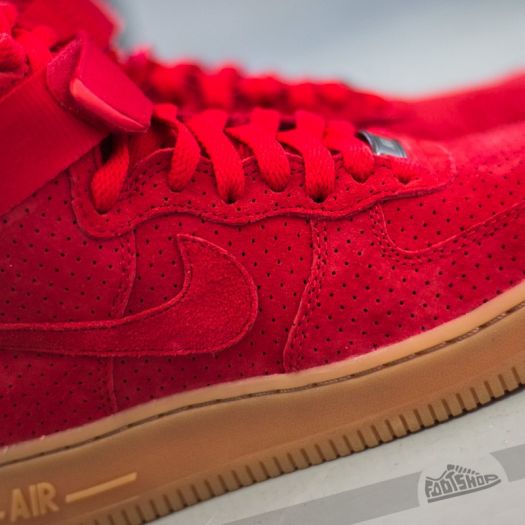 Nike Wmns Air Force 1 HI Suede University Red University Red