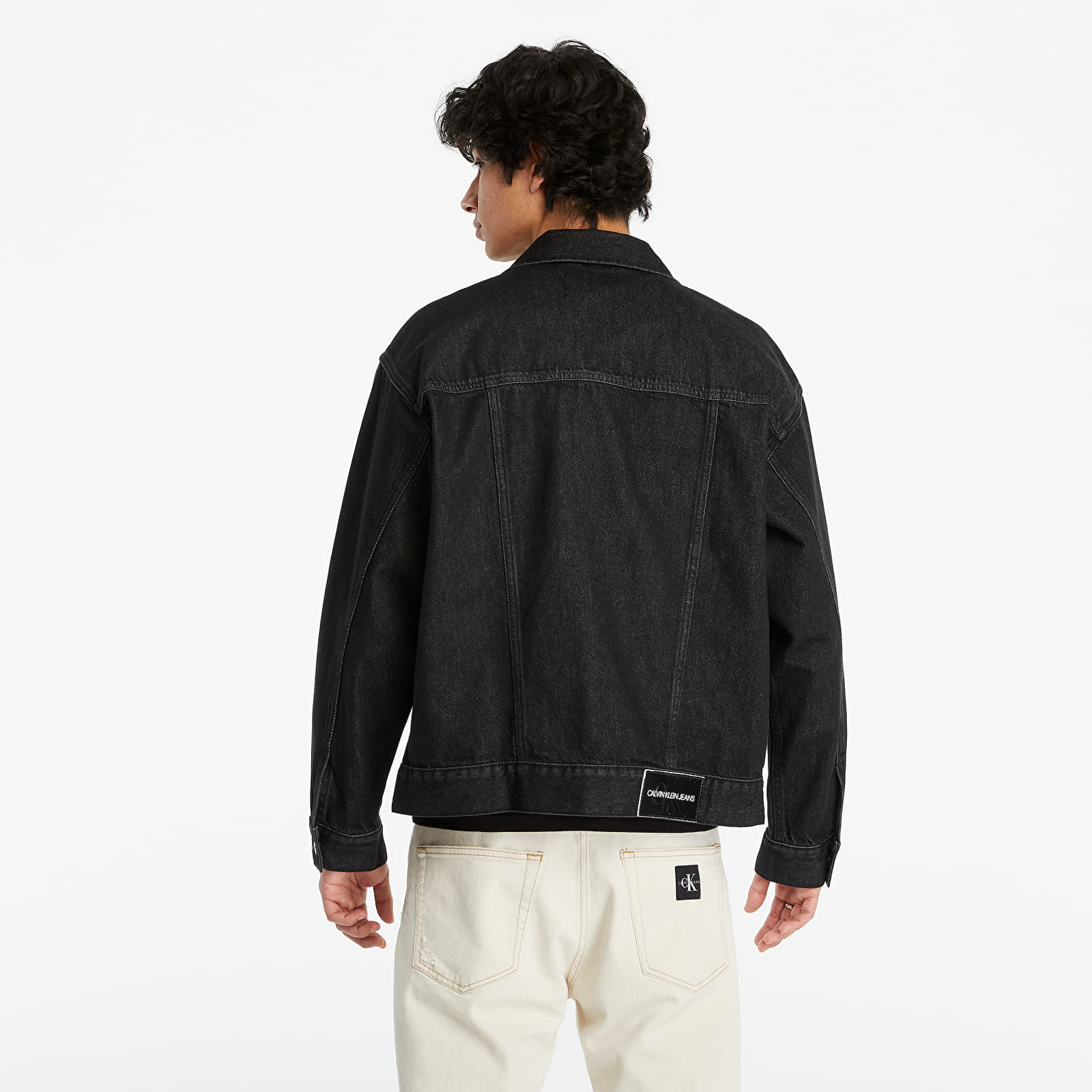 Jackets Calvin Klein Jeans Dad Denim Jacket Denim Black Footshop