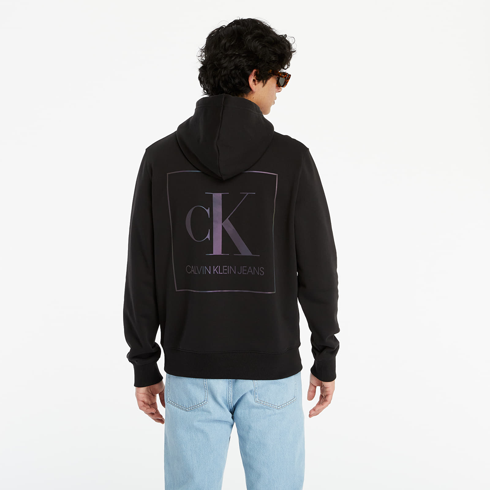 Calvin klein reflective hoodie clearance