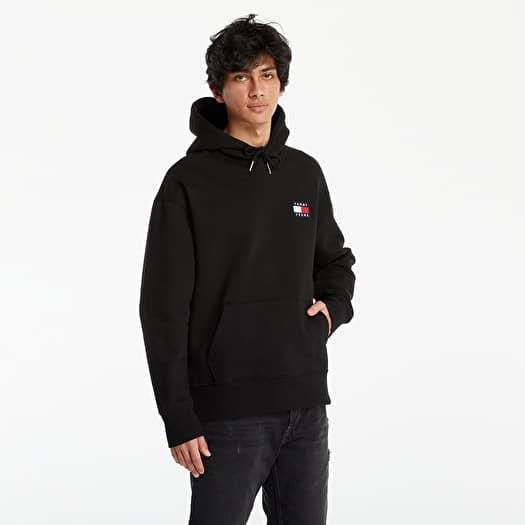 Tommy badge polar fleece hoodie outlet