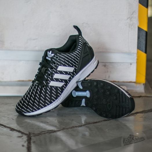 Zx flux black and white stripes discount