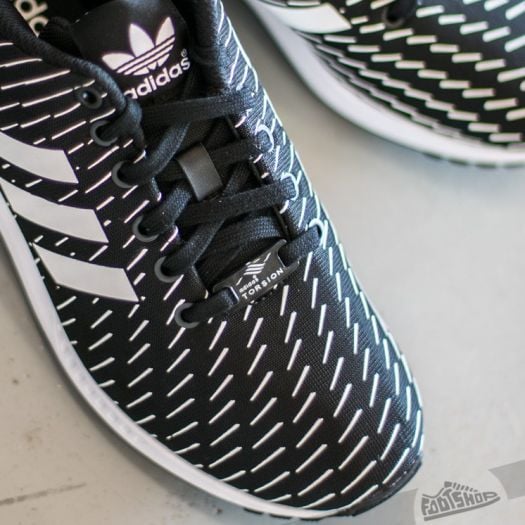 Adidas zx flux black with white stripes outlet