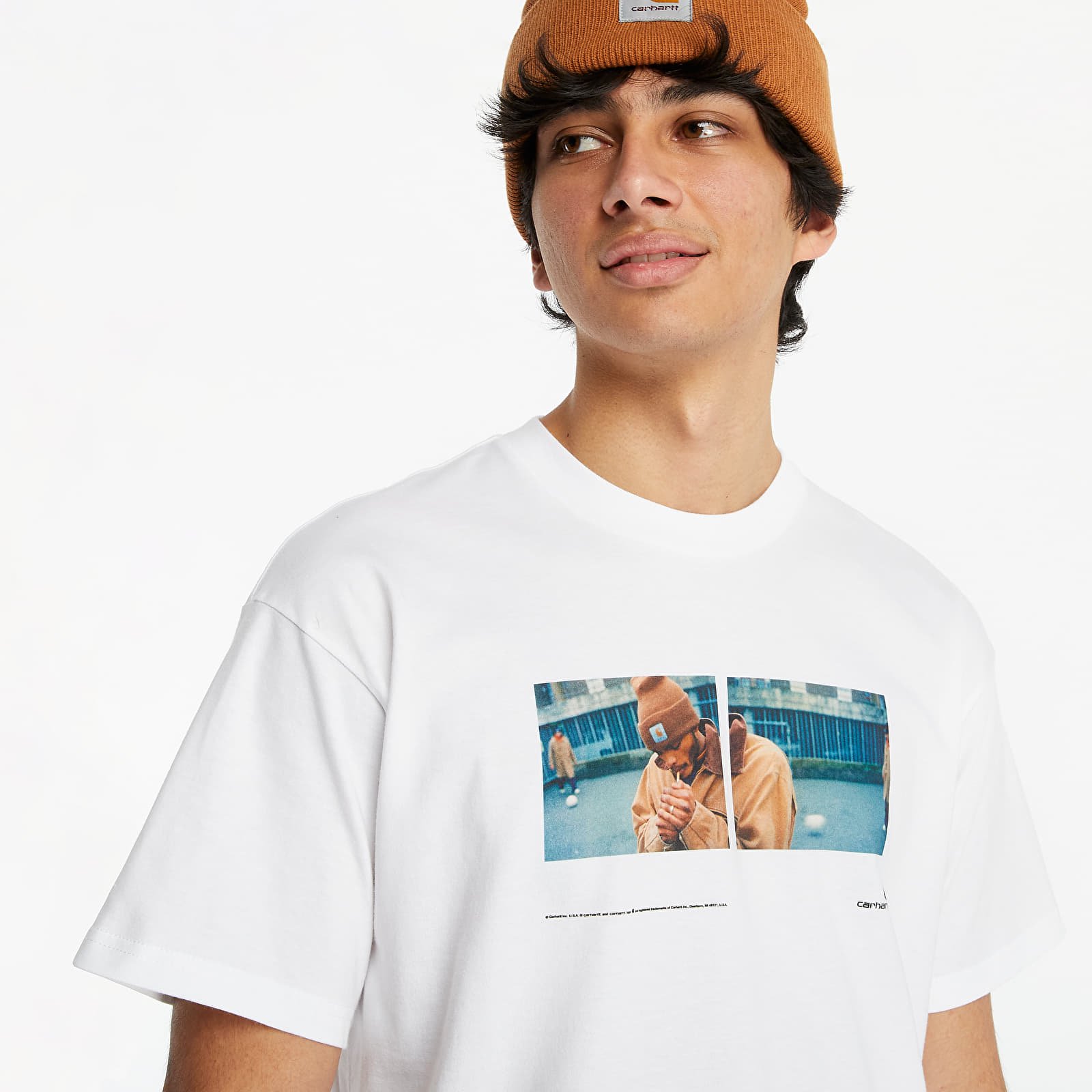 T-shirts Carhartt WIP Backyard Tee White