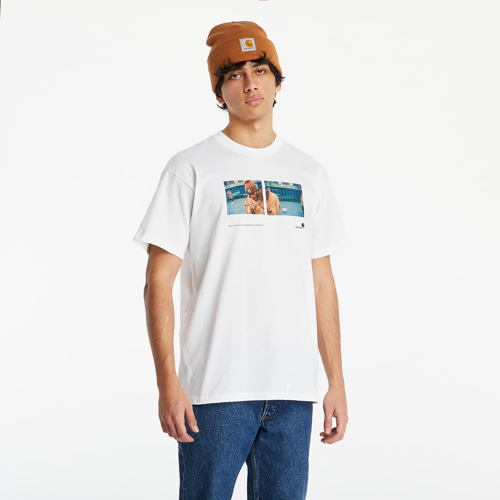 T-shirts Carhartt WIP Backyard Tee White