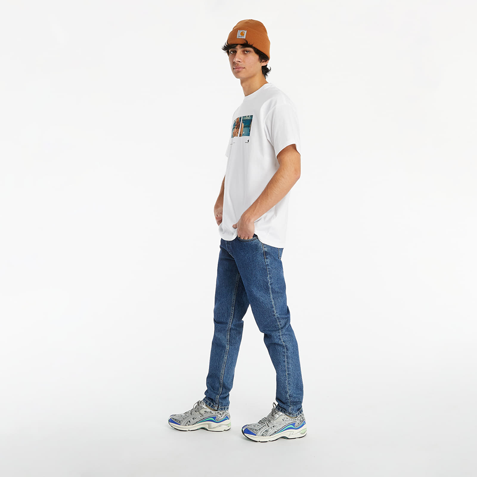 T-shirts Carhartt WIP Backyard Tee White