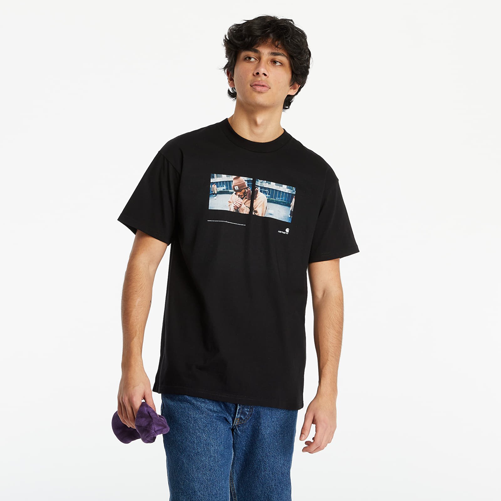 T-skjorter Carhartt WIP Backyard TEE Black