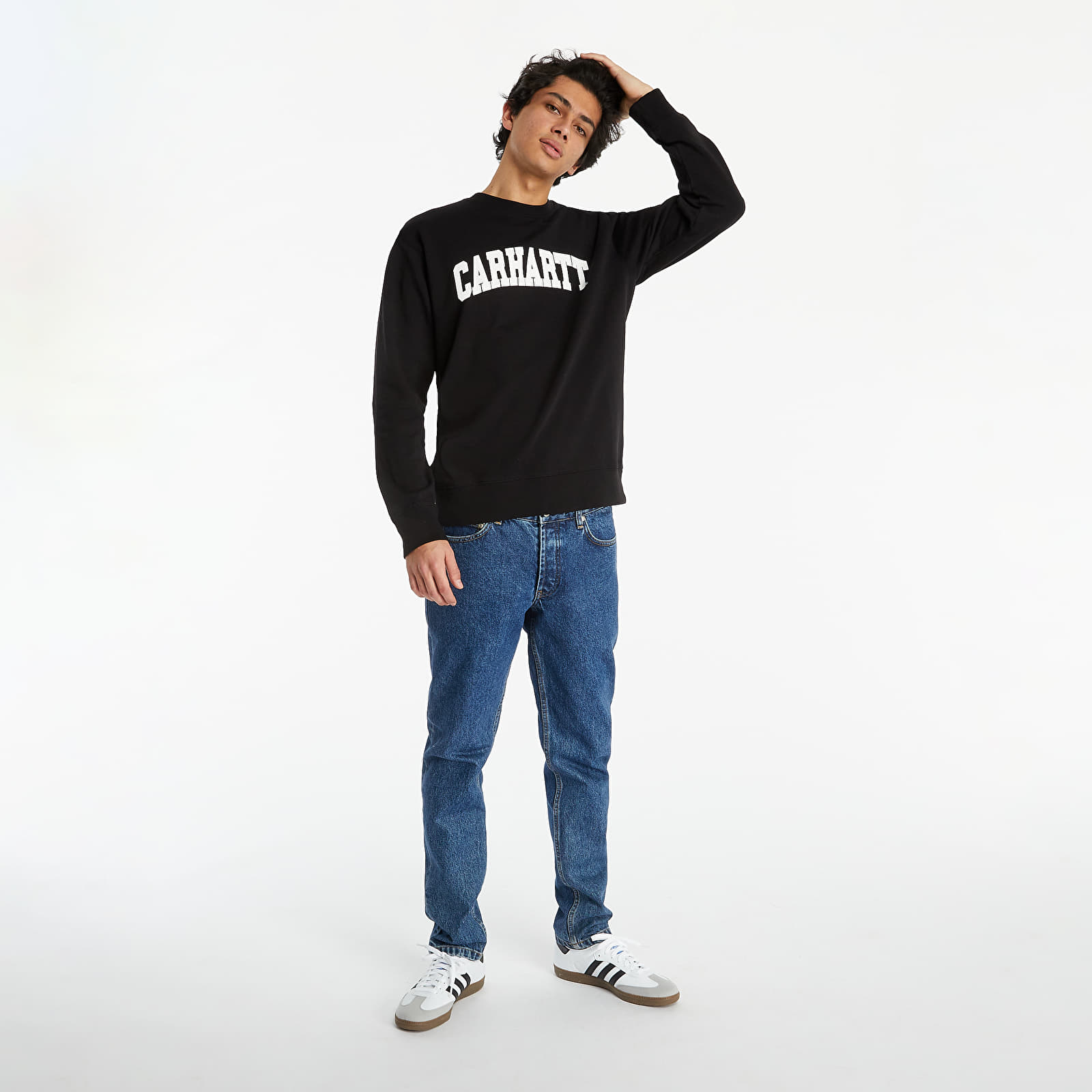 Kapucnis pulóverek és pulcsik Carhartt WIP University Sweat Black