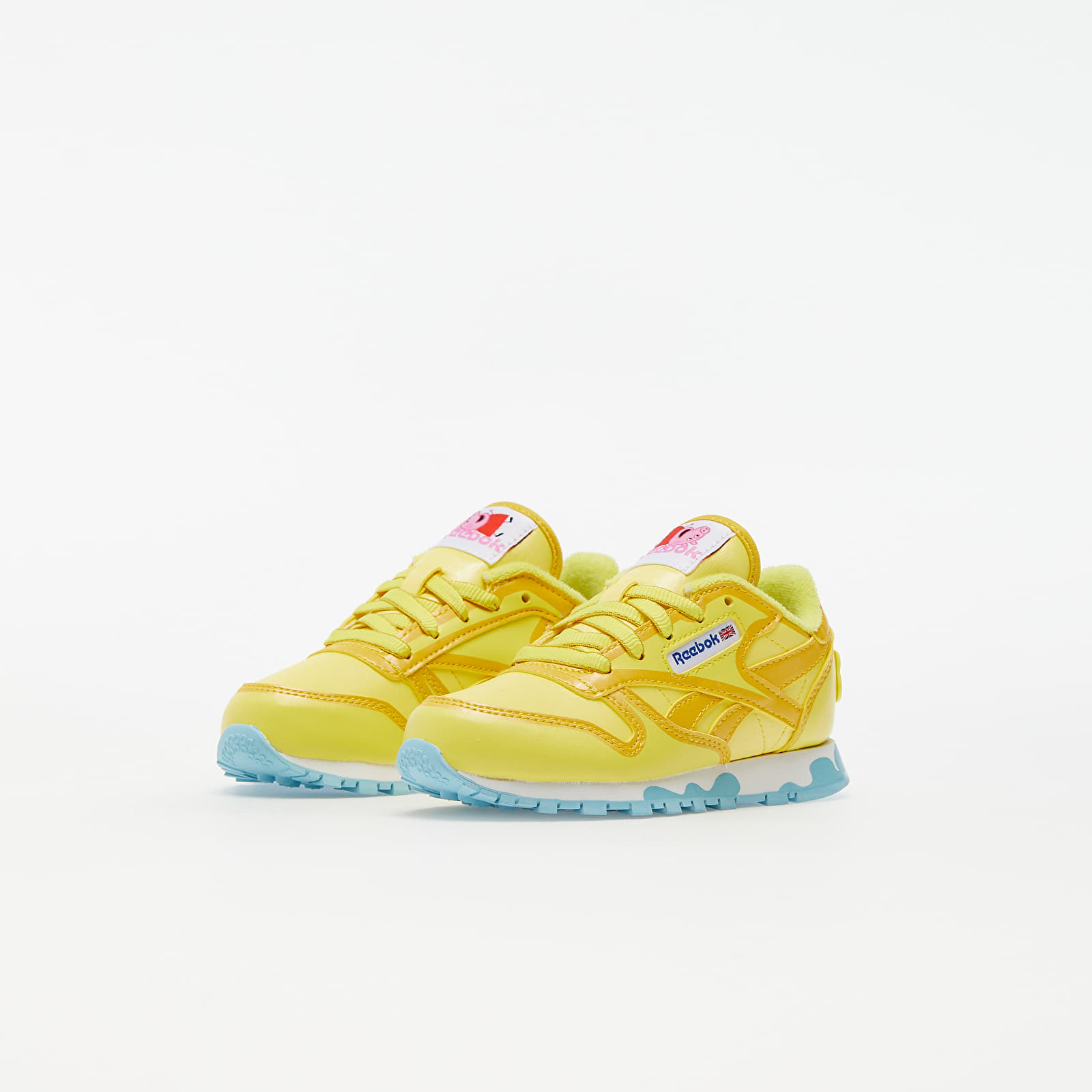 Kids' sneakers and shoes Reebok x Peppa Pig Classic Leather Power Yellow/ Forage Green/ Brave Blue