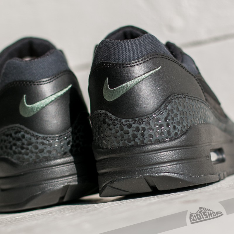 Men's shoes Nike Air Max 1 Premium Miniswoosh Black/ Black-Bonsai | Footshop