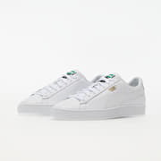 Puma white hot sale basket shoes