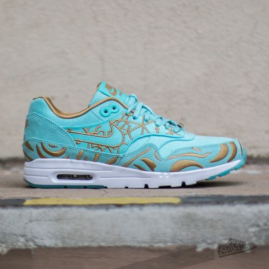 Women s shoes Nike W Air Max 1 Ultra LOTC QS Island Green Island Green Flat Gold Footshop