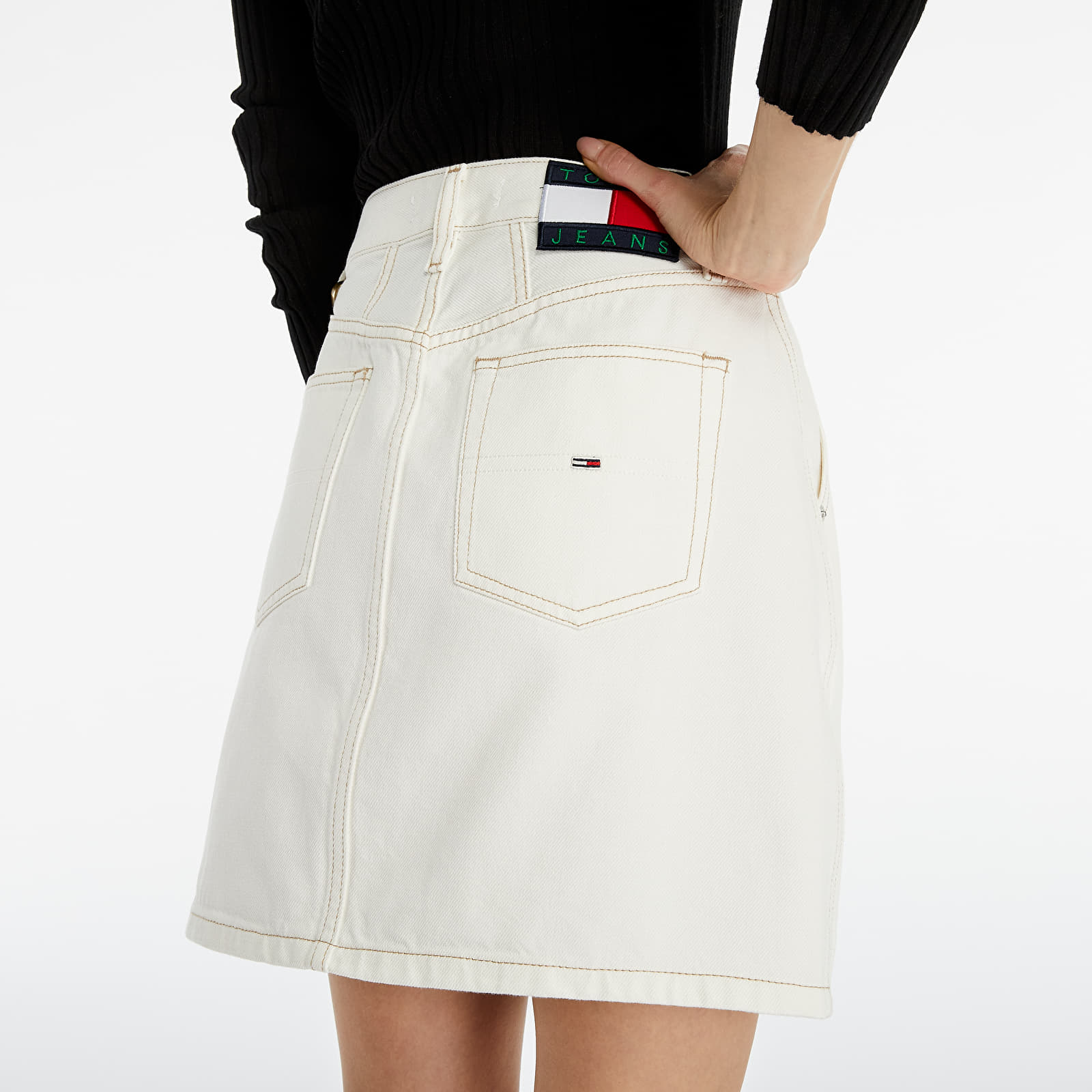 Tommy jeans denim a-line skirt on sale