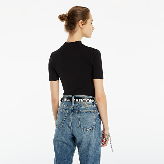 Calvin klein mock neck t shirt deals