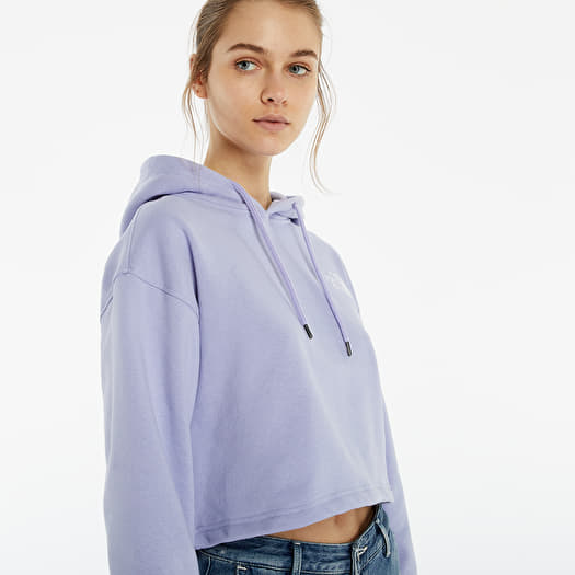 Lavender crop hoodie best sale