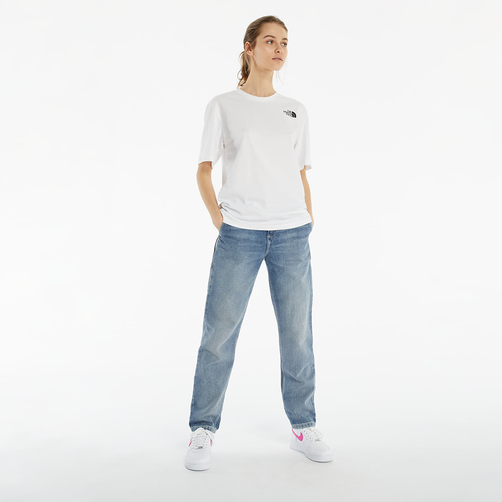 Tricouri  The North Face BF Redbox Tee Tnf White/ Tnf Black