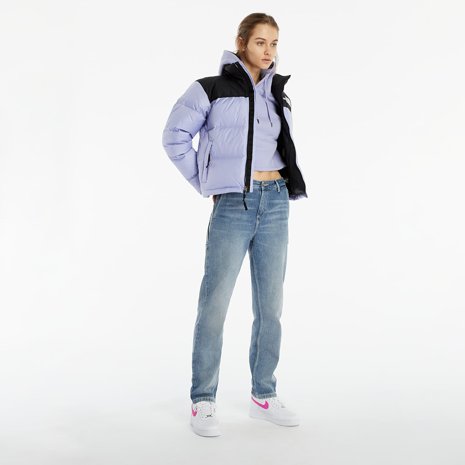 Lavender north face deals jacket
