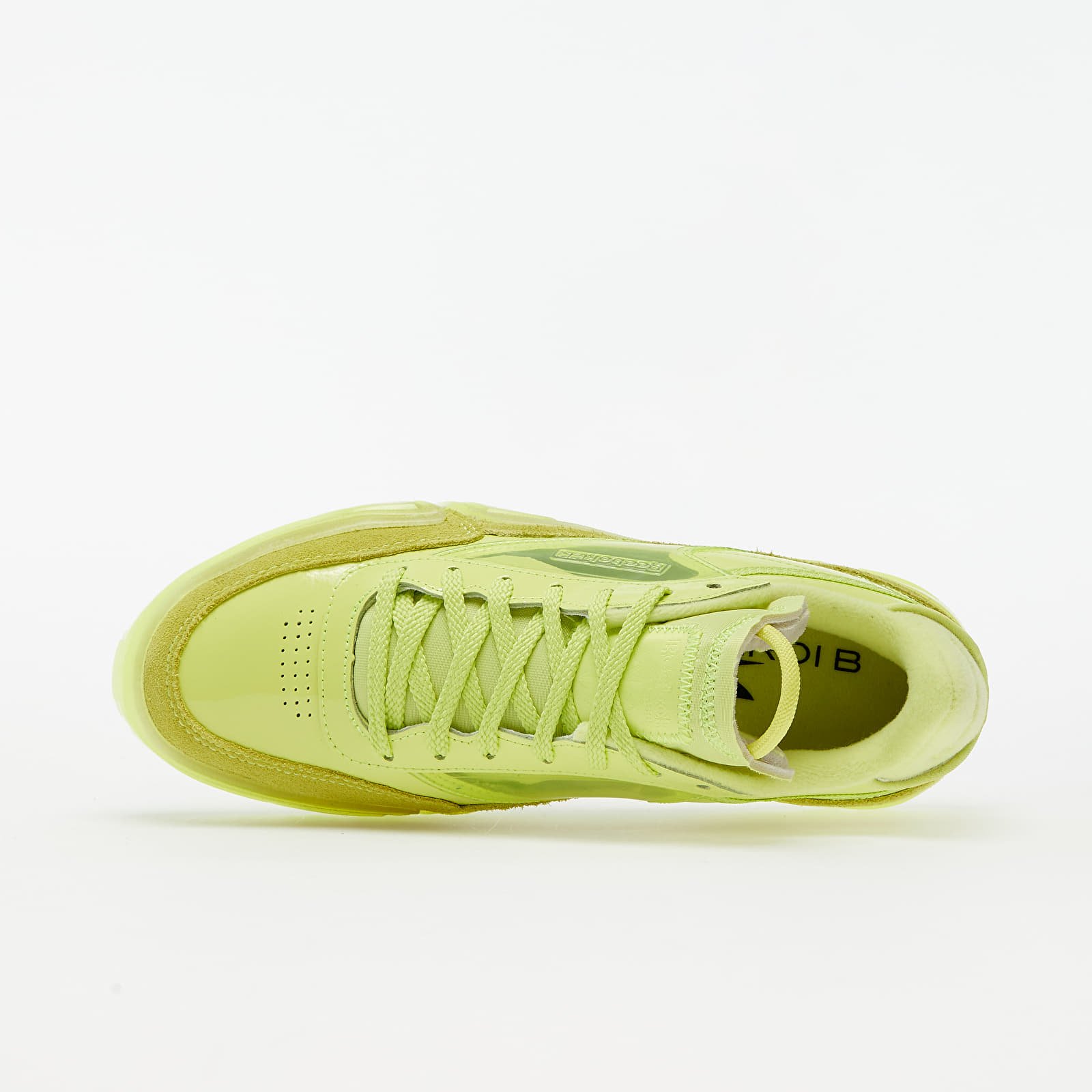 Women's shoes Reebok x Cardi B Club C Hi Vivid Green/ Hi Vivid Green/ Clear