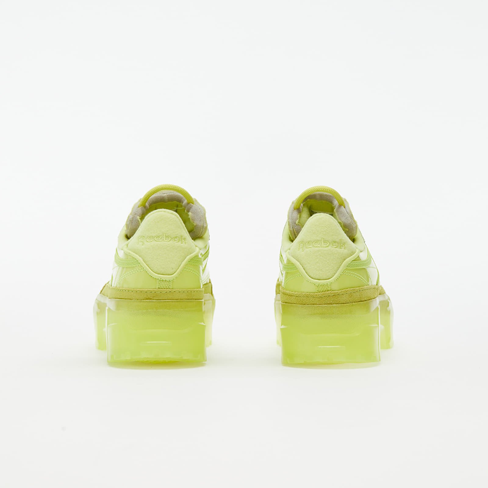 Women's shoes Reebok x Cardi B Club C Hi Vivid Green/ Hi Vivid Green/ Clear