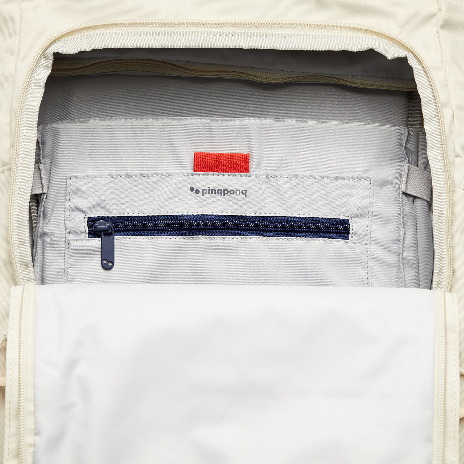 pinqponq Kalm Backpack Chalk Beige | Footshop