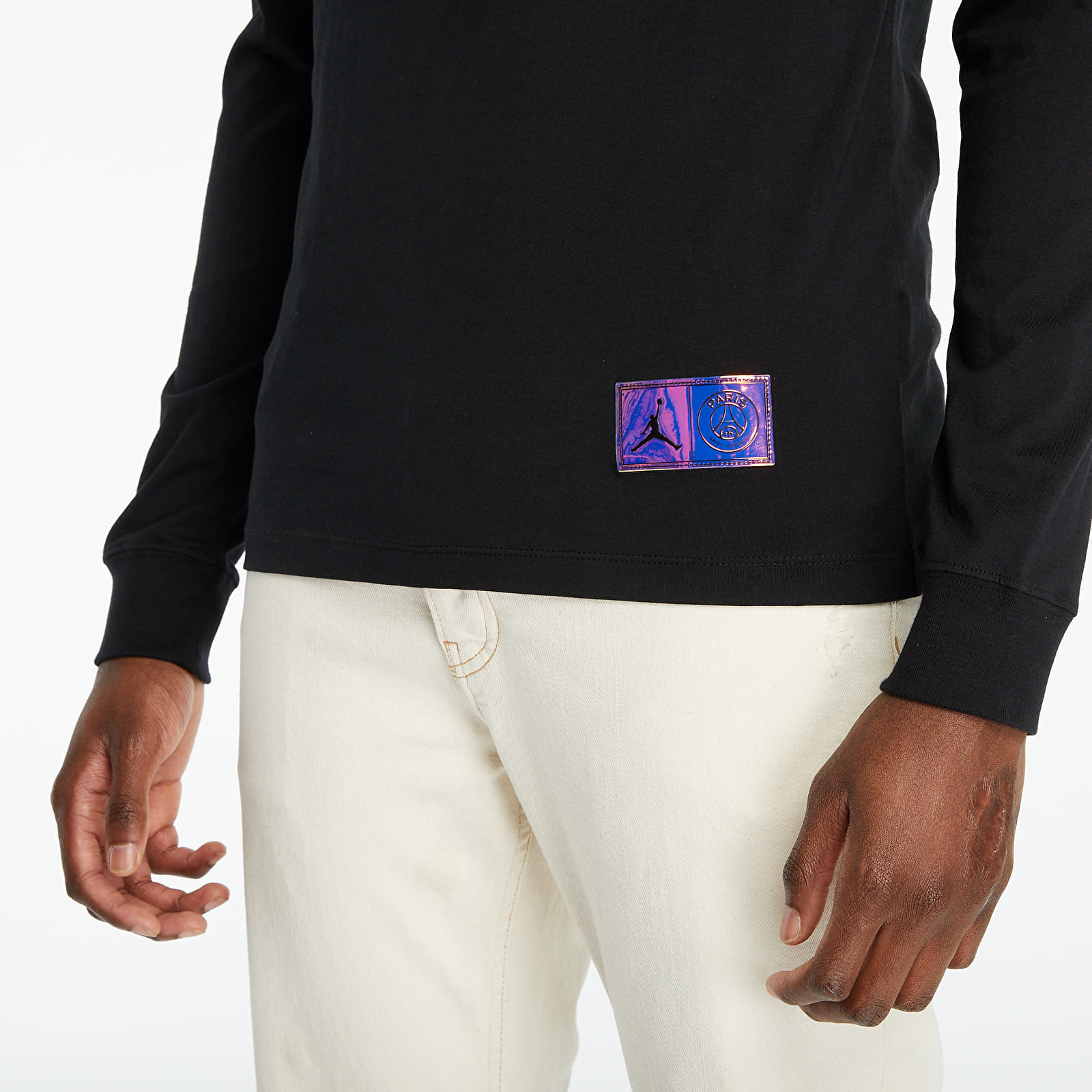 Camisetas Jordan PSG Longsleeve Tee Black