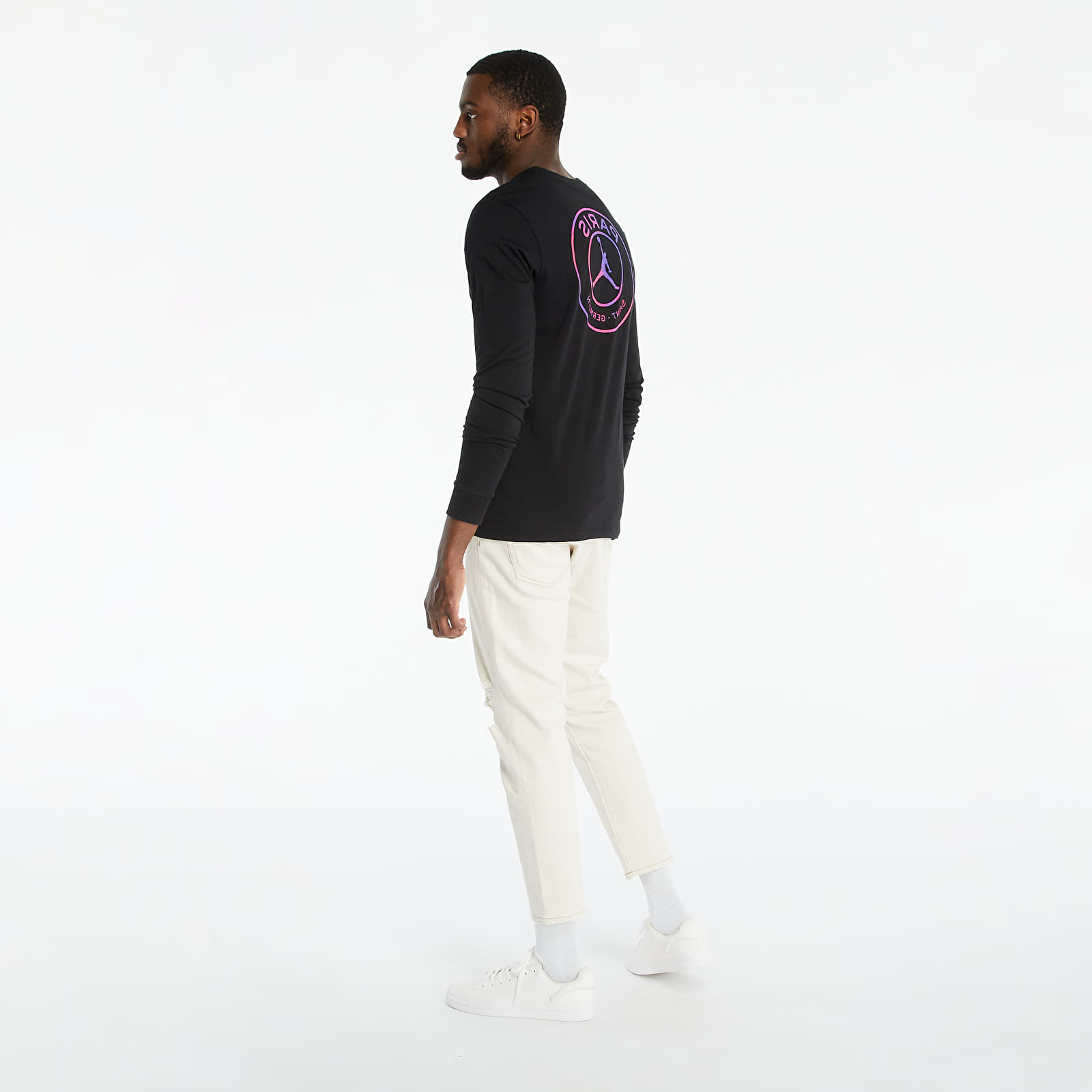 Camisetas Jordan PSG Longsleeve Tee Black