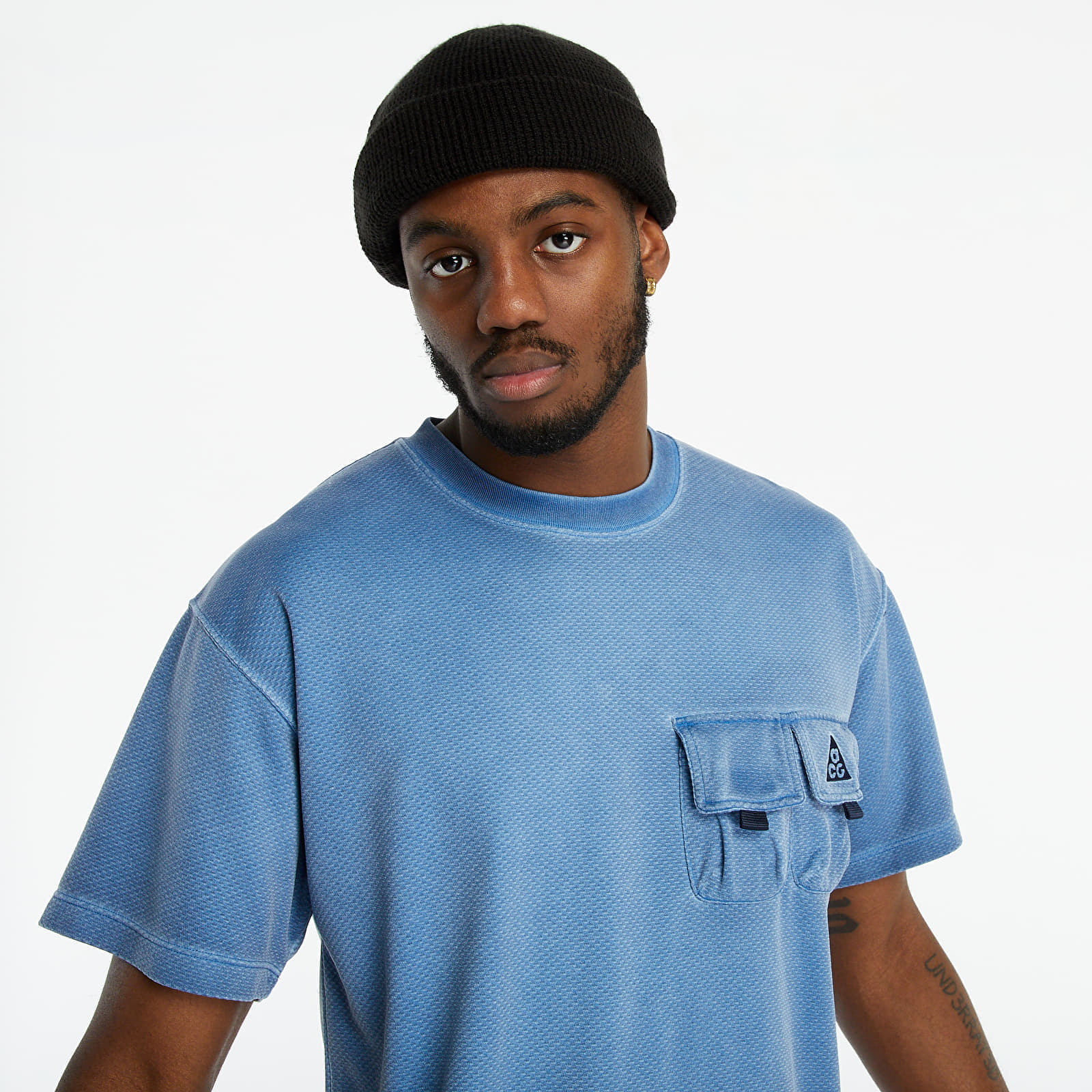 T-skjorter Nike Nrg ACG WaTechman Peak Ss Tee Blue Void