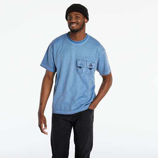 T shirts Nike Nrg ACG WaTechman Peak Ss Tee Blue Void Footshop