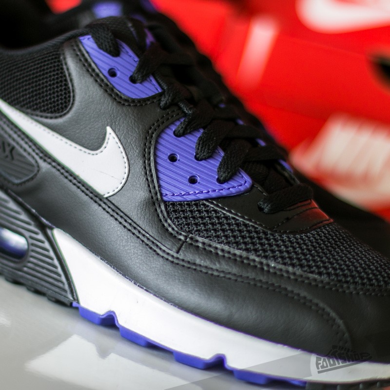 Chaussures et baskets homme Nike Air Max 90 Essential Black/ White-Persian Violet