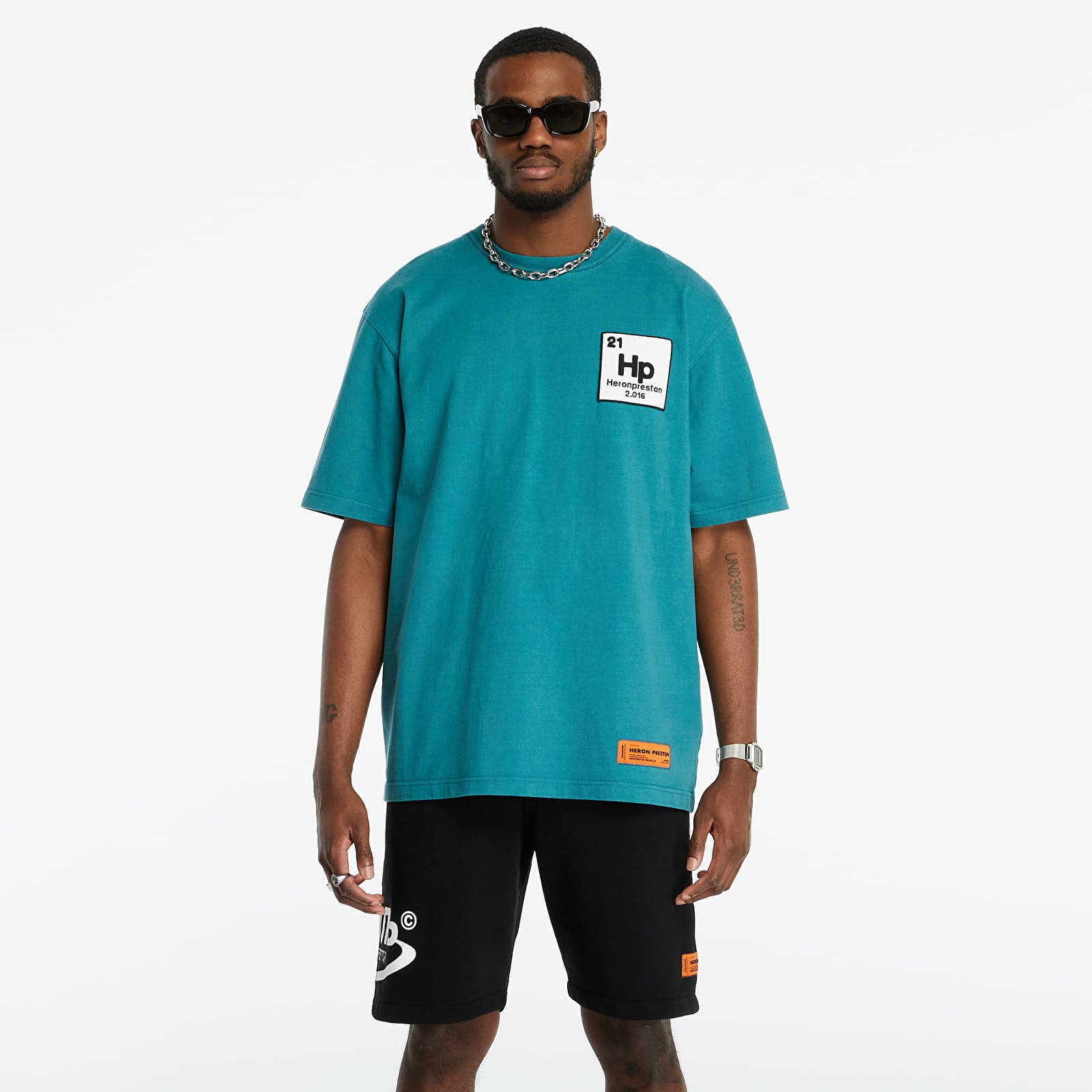 T-shirts HERON PRESTON TEE Petrol