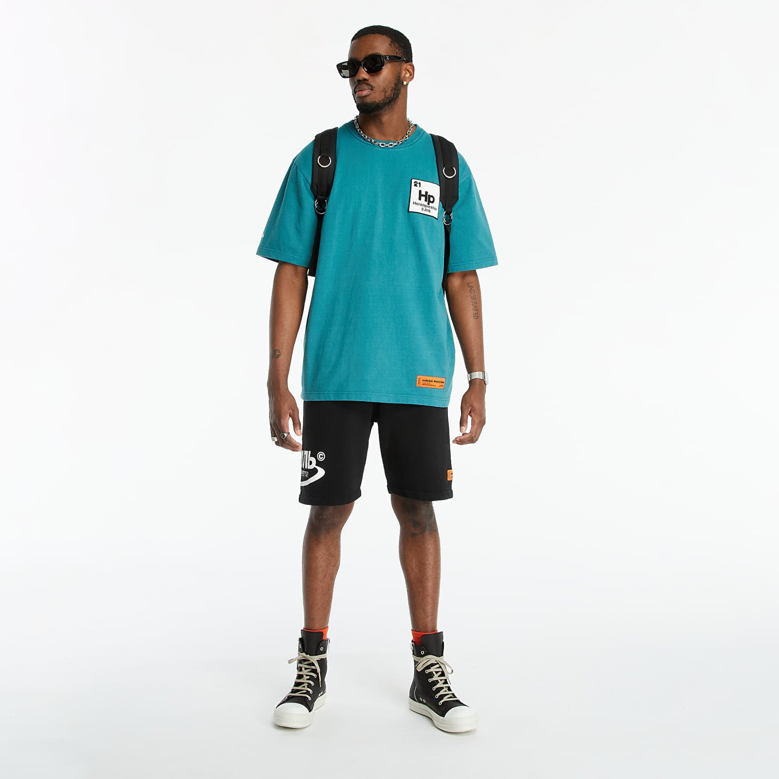 T-shirts HERON PRESTON TEE Petrol