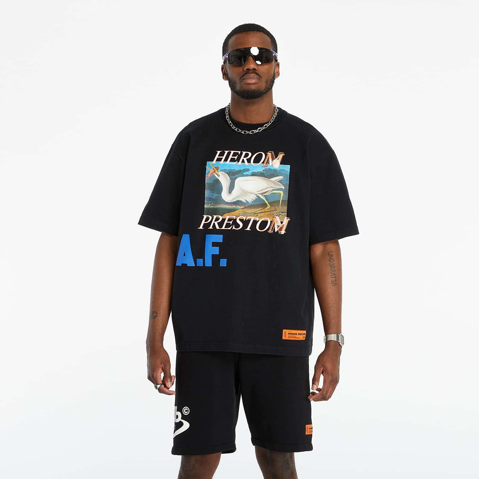 Camisetas HERON PRESTON A.F. TEE Black